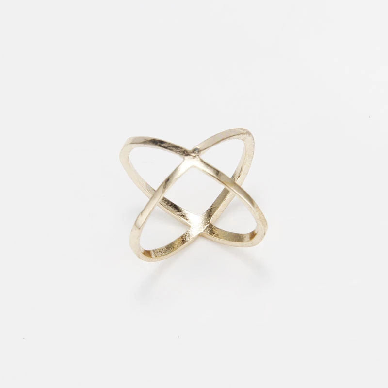 Crisscross joint ring