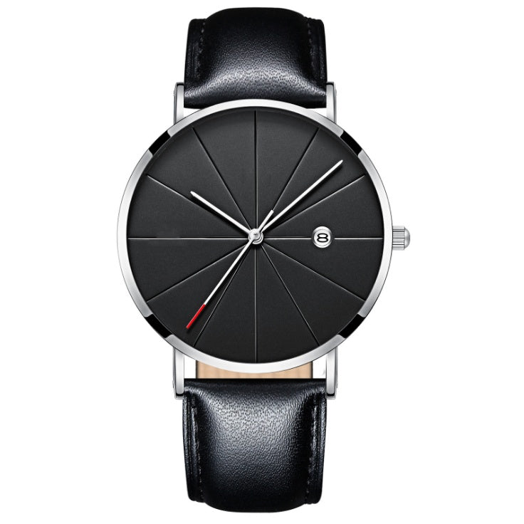 Reloj de calendario Simple reloj de cuarzo impermeable creativo Masculino