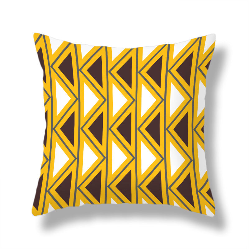 Home geometric sofa pillowcase