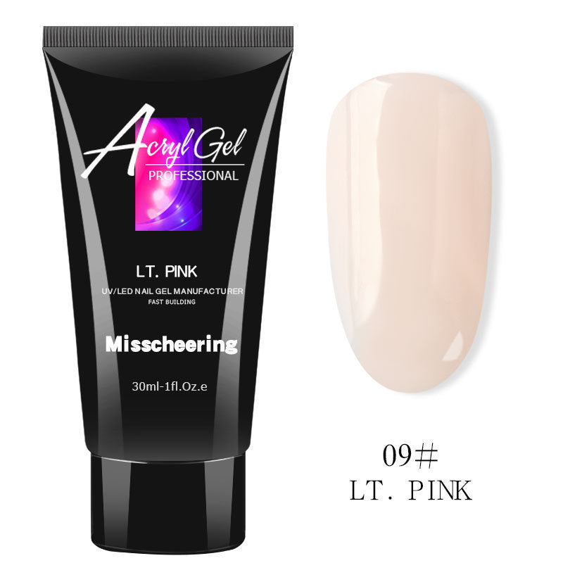 Gel de uñas UV extensible de cristal