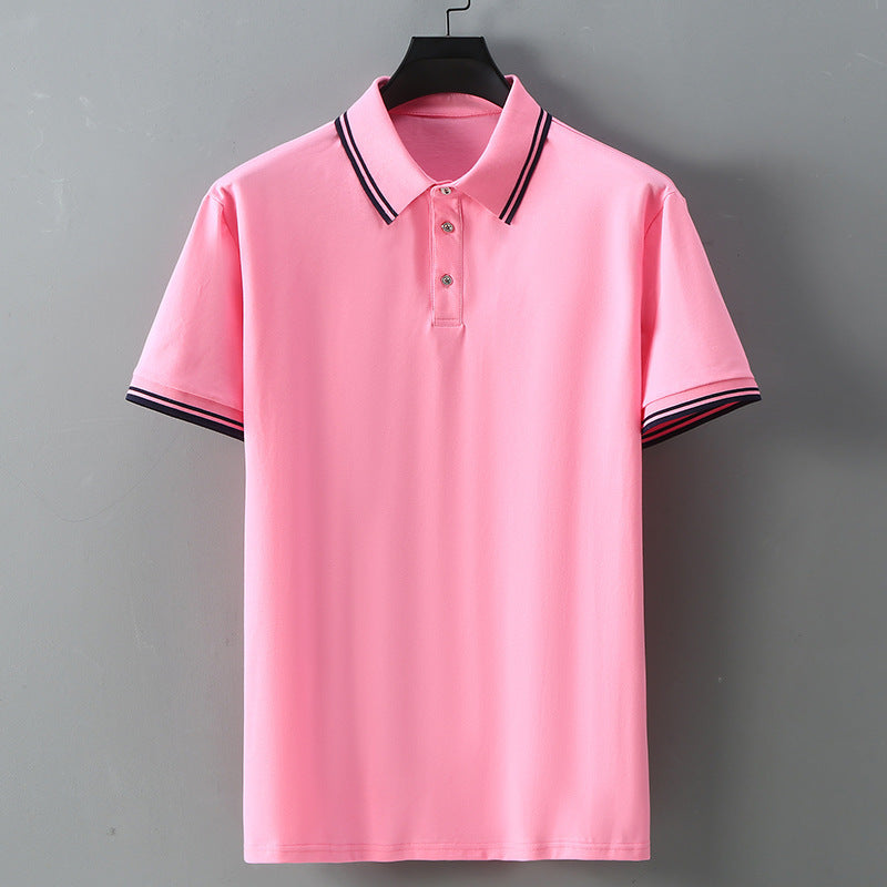 Loose Casual Short-sleeved T-shirt Plus-sized Plus-sized Base Shirt Fat Man