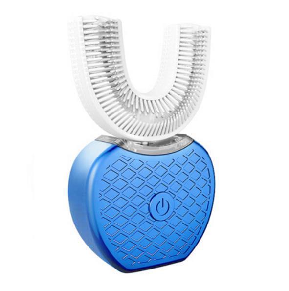 Cepillo de dientes eléctrico sónico automático inteligente de 360 grados tipo U