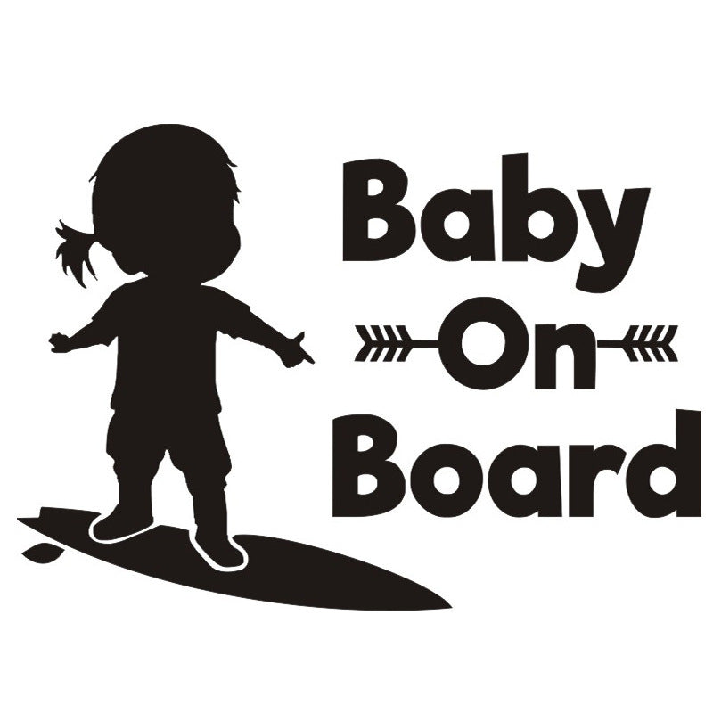 Simple Creativity Plastic Automobile Sticker