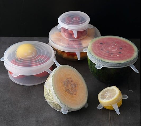 Tapas elásticas reutilizables accesorios de cocina