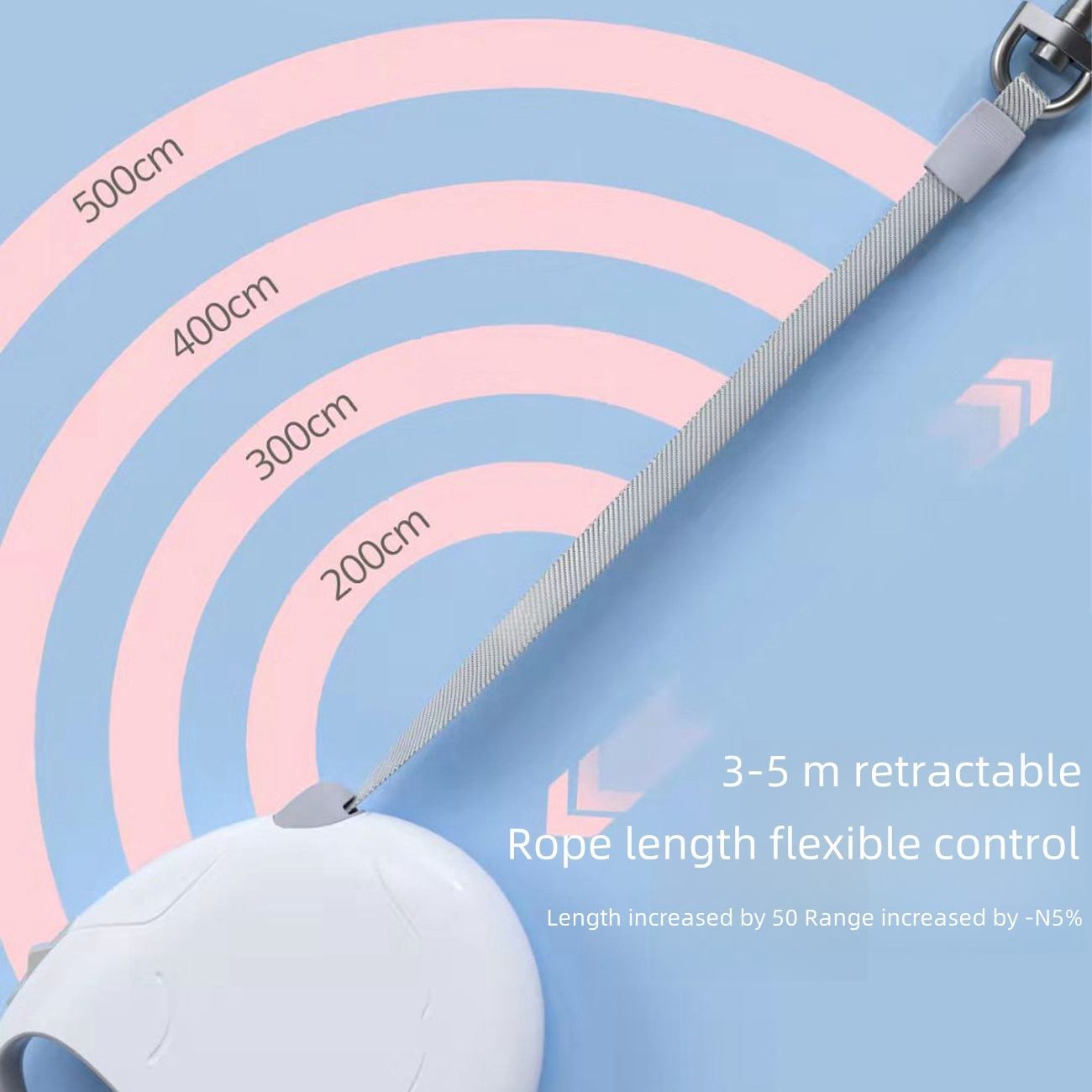 Retractable Dog Leash Durable Dog Walking Leash Suits For Extra Large Breed Dogs Or Cats Tangle-free, Heavy Duty Retractable Dog Leash With Anti-Slip Handle New Classic Retractable Dog Leash