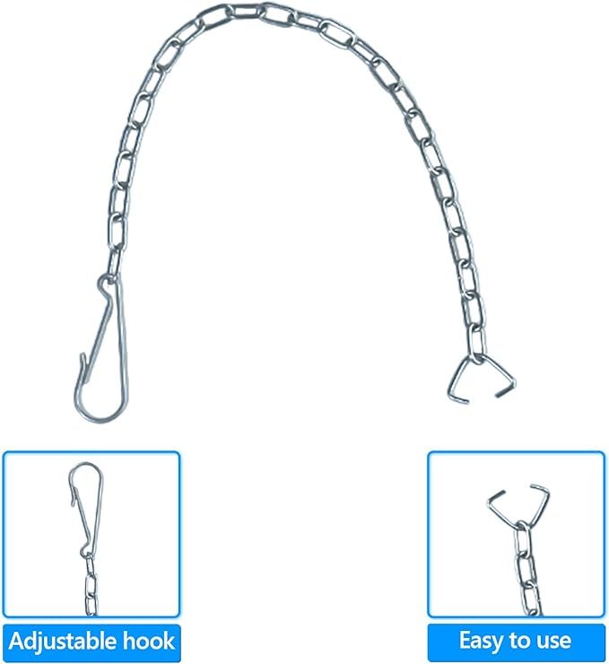 10 Pcs Toilet Handle Chain, Universal Toilet Stopper Flapper Chain Replacement Kit, Stainless Steel Toilet Flush Flapper Arm Lift Chain For Most Toilet Flappers