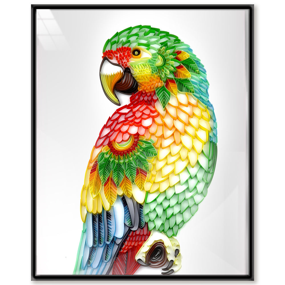 Pintura de papel acolchado artesanías creativas hechas a mano
