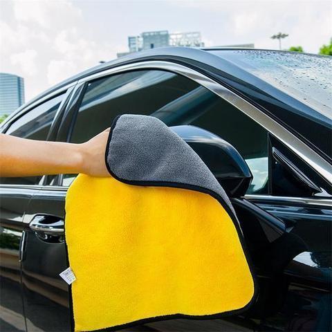 Toalla de limpieza de dos lados para coche de doble uso
