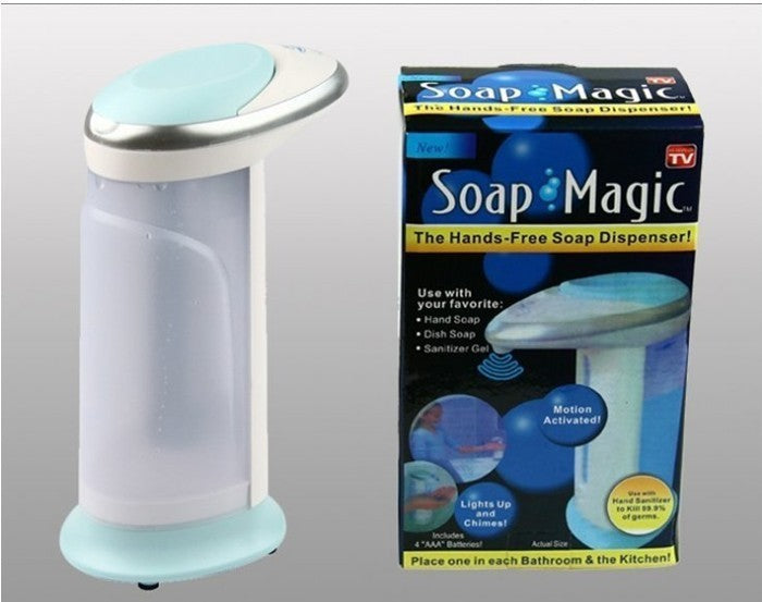 Dispensador automático de jabón líquido de 400Ml, Sensor inteligente, ABS, desinfectante electrochapado, Dispensador para cocina, baño