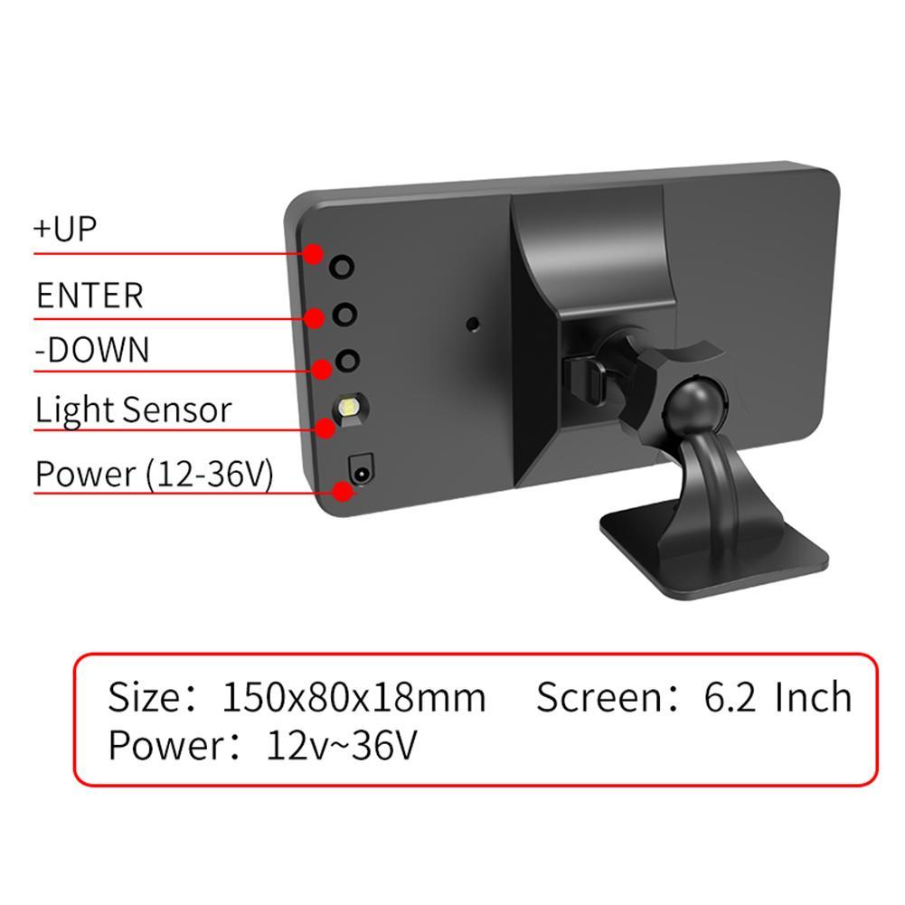 Large-screen Multifunctional Automobile Universal Lift Display