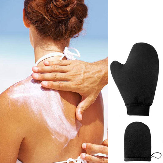 Flocking tanning oiled moisture-proof gloves