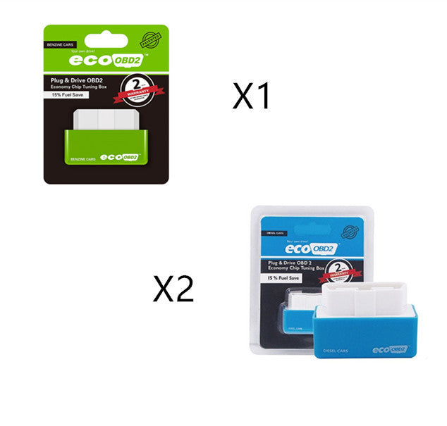Enchufe y juego ECOOBD2 gasolina coche ahorro de combustible ECO OBD2 conductor