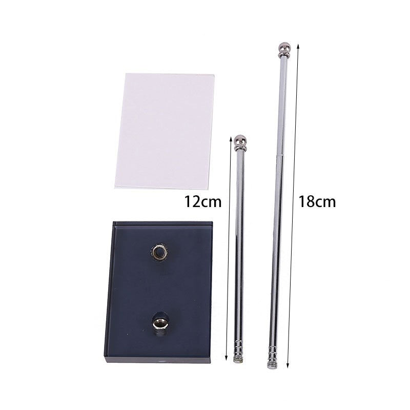 Retractable Cross Rod Crystal Base Table Runner Ornaments