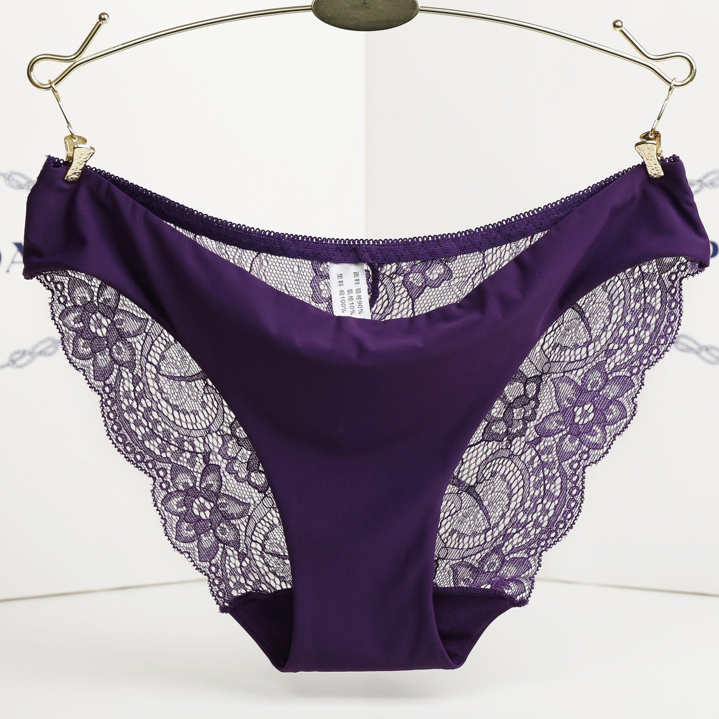 Bragas de cintura baja de encaje para mujer