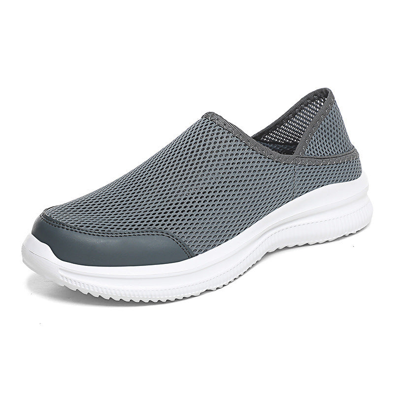 Zapatos de hombre deslizantes en Zapatos perezosos sandalias de malla transpirable zapatillas Zapatillas ligeras Tenis Femenino Zapatos