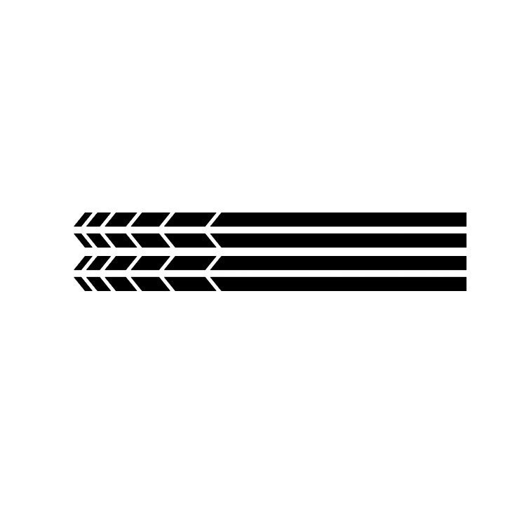 DIY Rearview Mirror Sticker Side Stickers Reflective Stripe Automobile Sticker SUV Car Decal