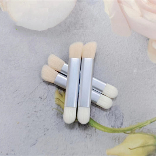 Portable Double-effect Double-headed Nylon Eye Shadow Brush