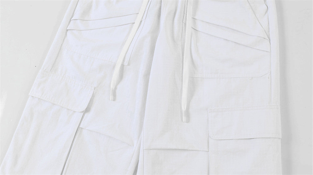 Stylish Multi-pocket Workwear Trousers For Men