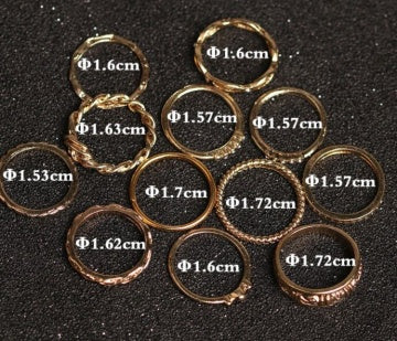 Juego de anillo de solsticio encantador