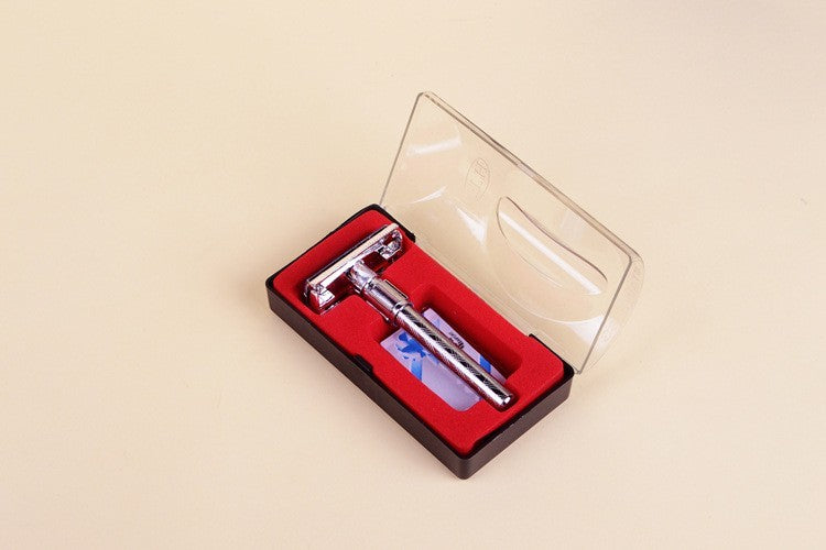 Simple classic men's vintage manual razor