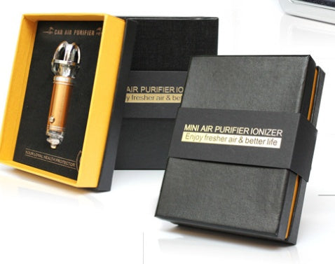 Vehicle negative ion air purifier to remove formaldehyde, smoke, odor and PM2.5 automobile lighter, oxygen bar generator