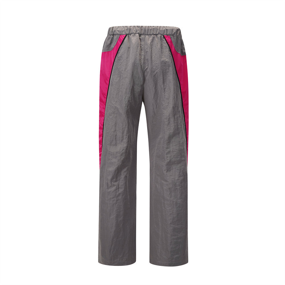 Men's Fashion Casual Contrast Color Stitching Trousers