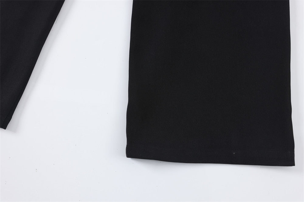 Loose Solid Color Casual Trousers For Men