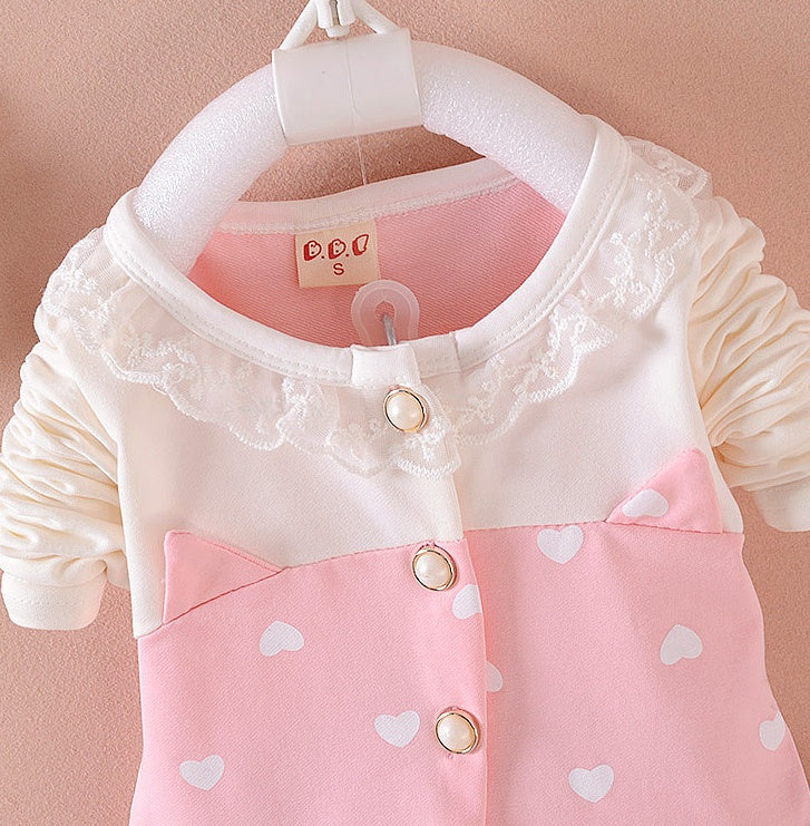Conjunto de ropa BibiCola para niñas, chándales para niños, camisetas + Pantalones, 2 piezas, chándales para niñas, Ropa para Niñas, conjunto de ropa para bebés