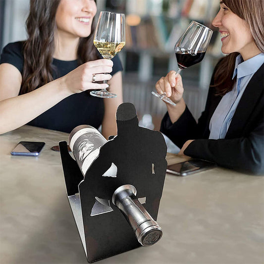 Creative Wine Bottle Rack Home Decoration