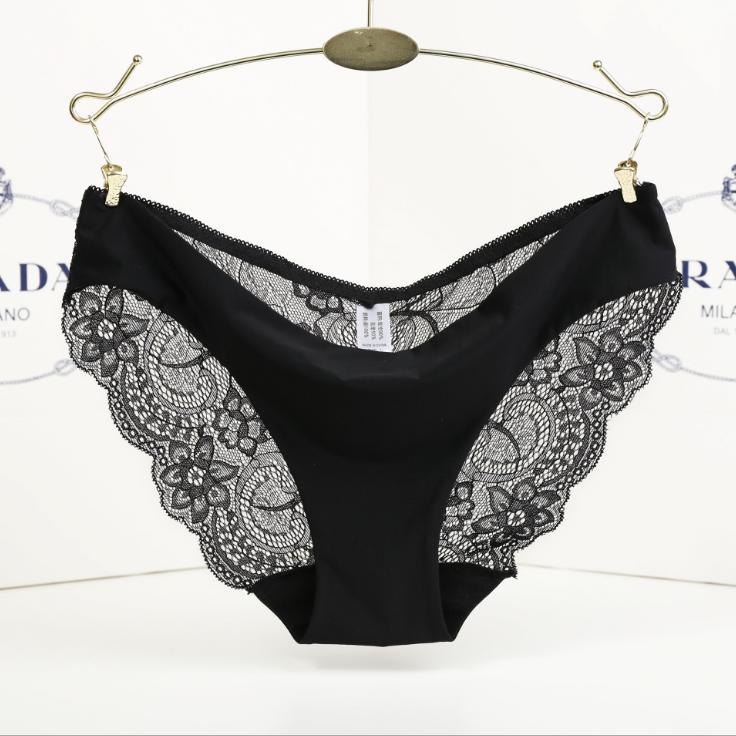 Bragas de cintura baja de encaje para mujer