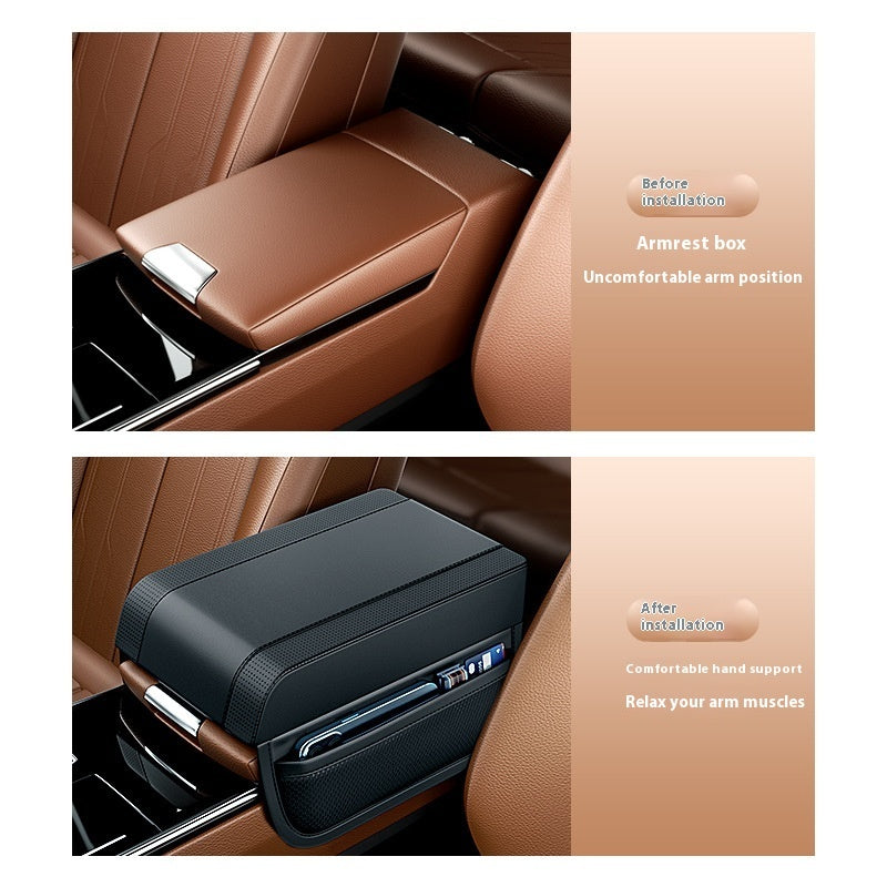 Automobile Armrest Box Cover Heightening Insole Universal