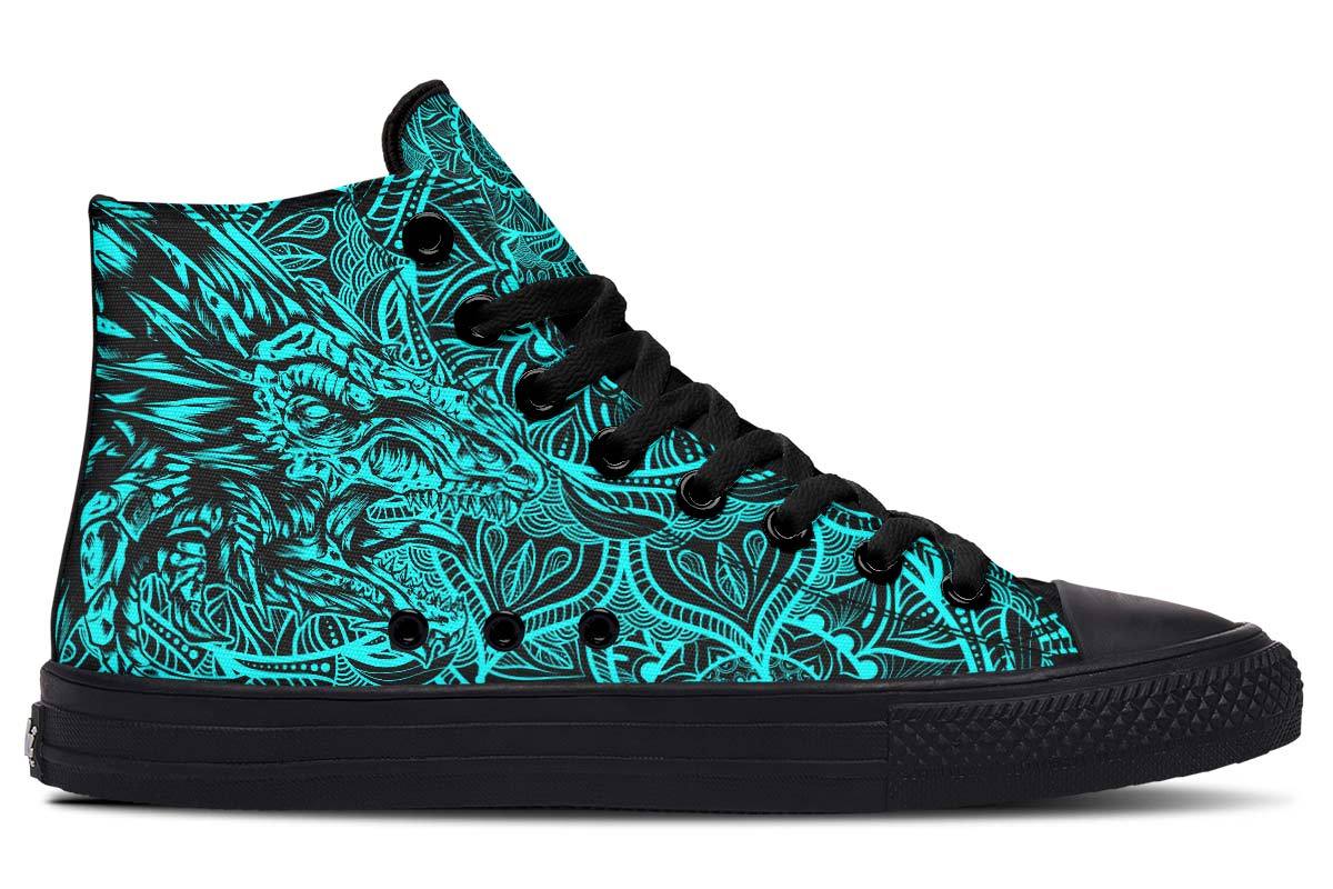 Customized Colorful Fashion High-top Canvas Shoes