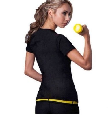 Camiseta de neopreno para pérdida de peso para mujer