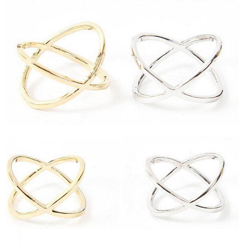 Crisscross joint ring