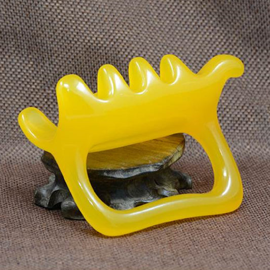 Resin Honey Wax Double-push Massager Cervical Spine Points