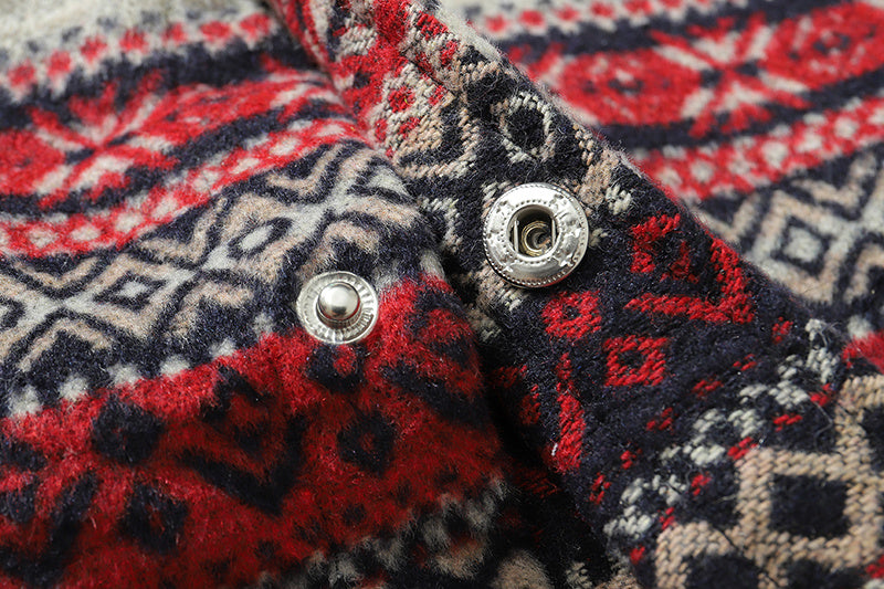 New Style Of Autumn And Winter Adds Thick Woolen Plaid Shirt Man
