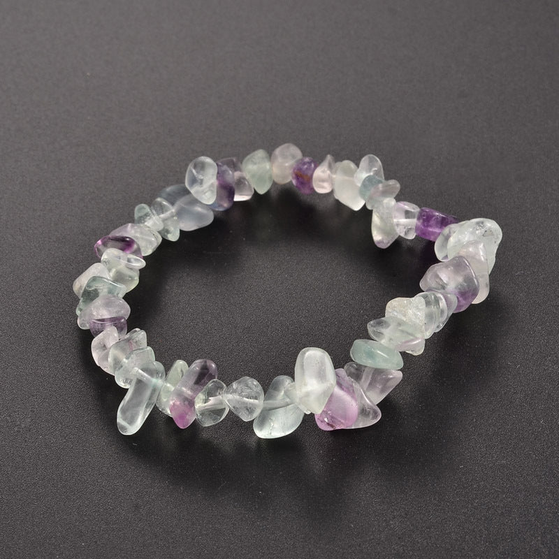 Women's Natural Crystal Irregular Gravel Bracelet