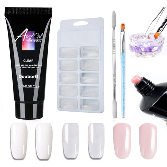 Arte de esmalte de uñas para extensiones de uñas manicura DIY