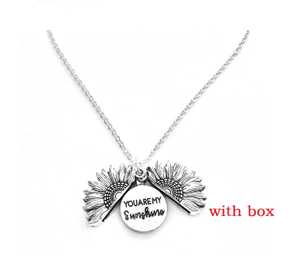 Collar de doble LETRAS DE GIRASOL