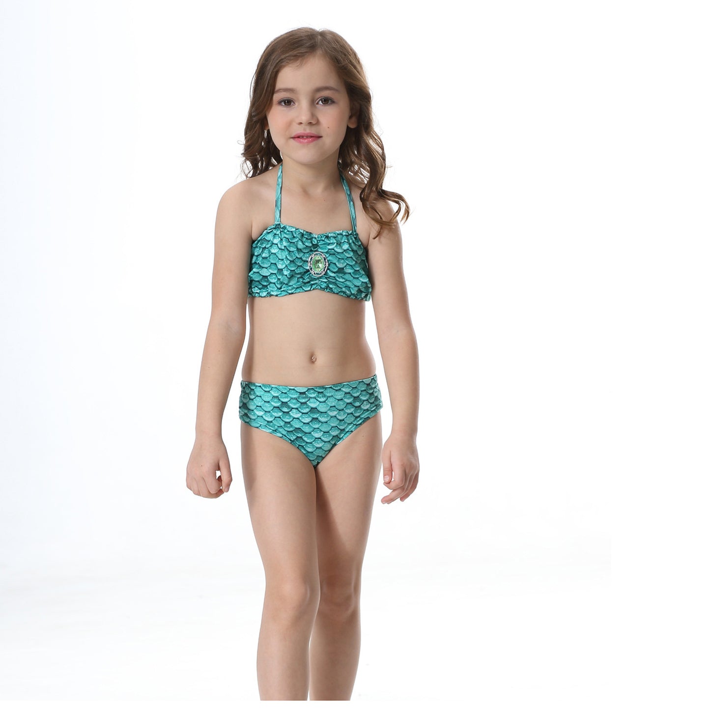 The female's children bikinis split swimming suit suit children swimming suit with Mermaid tail fins