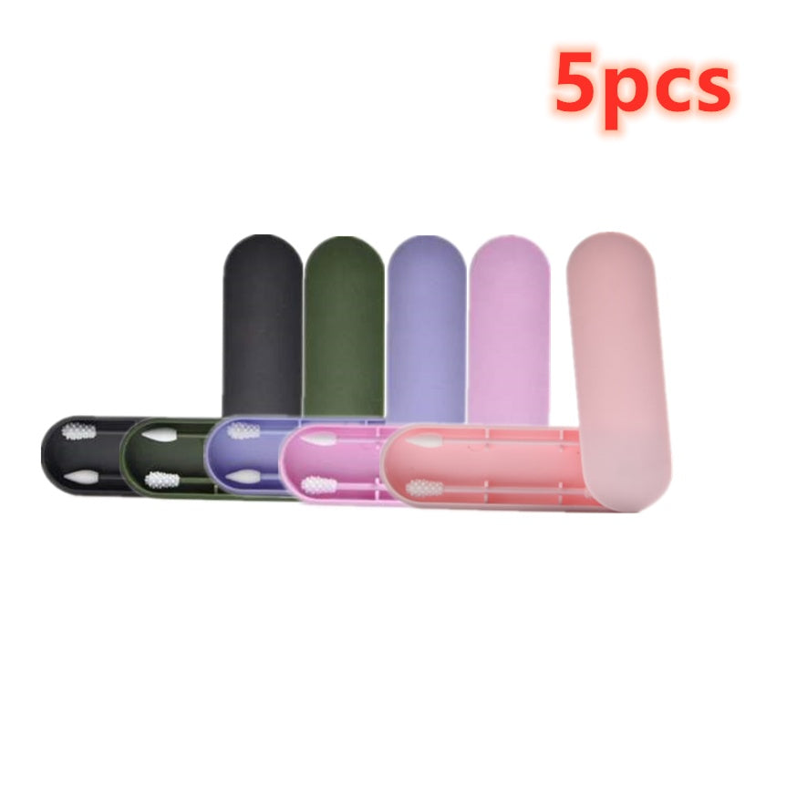 Double-Headed Silicone Environmental Protection Ear Stick