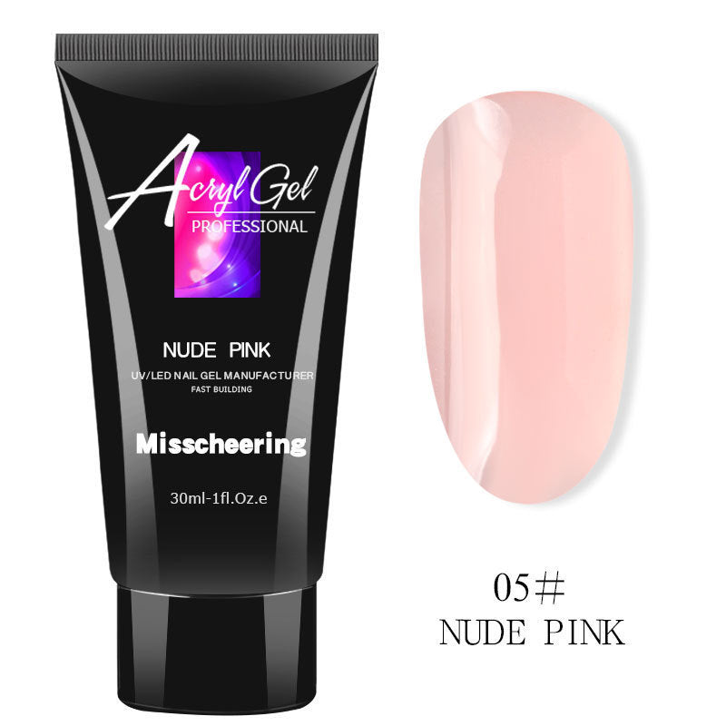 Gel de uñas UV extensible de cristal