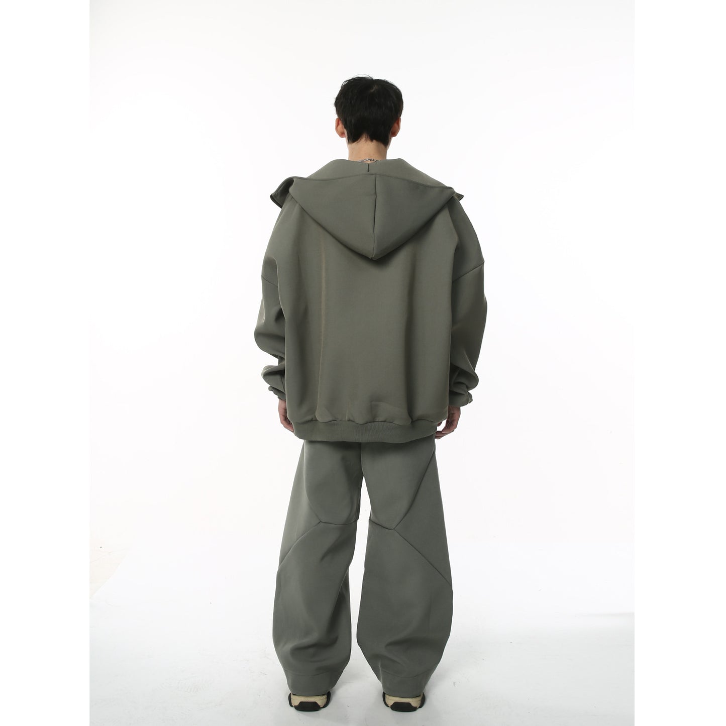 American Retro High Street Double-headed Zipper Casual Pants