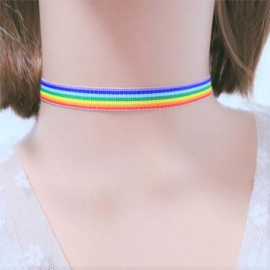 Men's And Women's Personality Creative Rainbow Necklace
