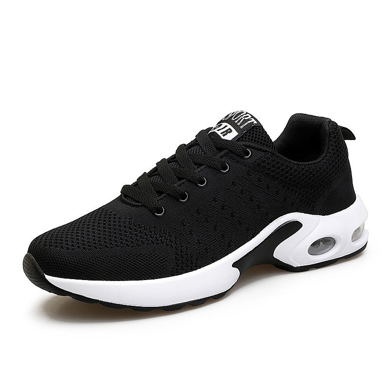 Los nuevos zapatos deportivos de moda all-match fly weaving zapatos para correr, transpirables y cómodos zapatos de cojín de aire en nombre de