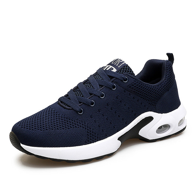 Los nuevos zapatos deportivos de moda all-match fly weaving zapatos para correr, transpirables y cómodos zapatos de cojín de aire en nombre de