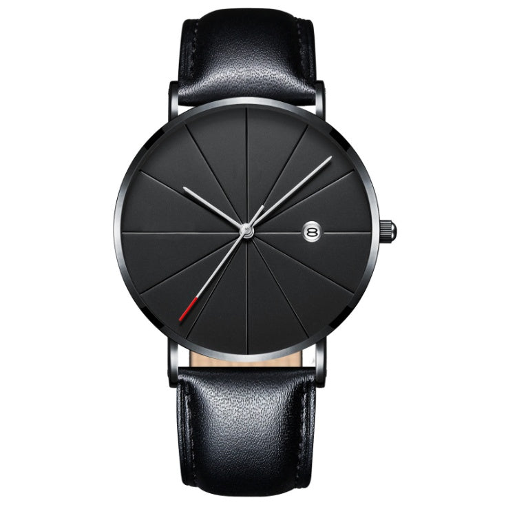 Reloj de calendario Simple reloj de cuarzo impermeable creativo Masculino