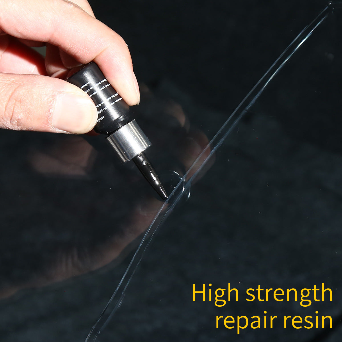 Automobile glass repair tool front windshield