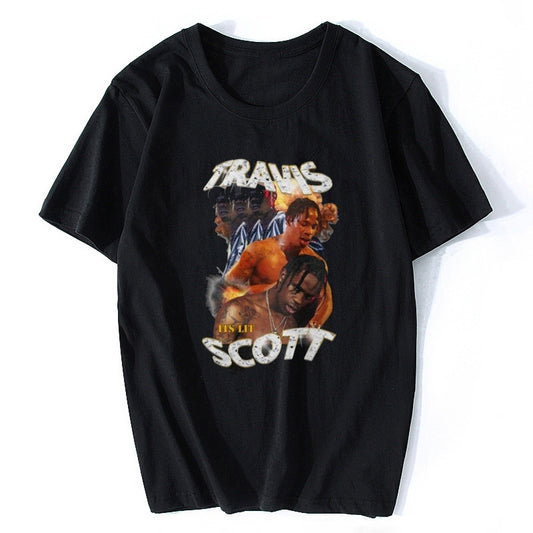 Summer Printed Men's Short Sleeve Thermal Shirt