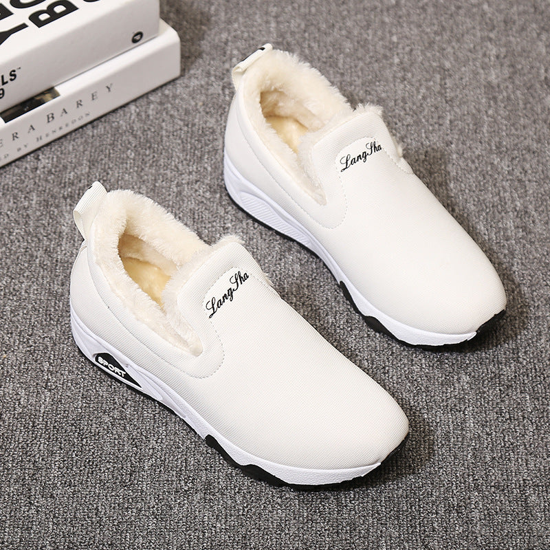 2020 nuevos zapatos de lona blancos de invierno transpirables zapatos deportivos coreanos zapatos para correr en nombre de F108